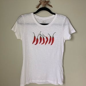 Chili Pepper Beaded Graphic Tee